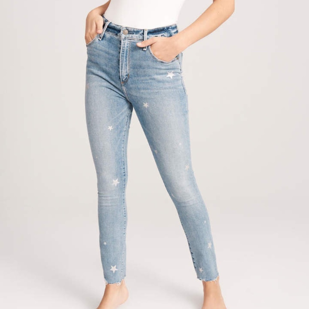 Abercrombie & Fitch Simone High Rise Ankle Jeans